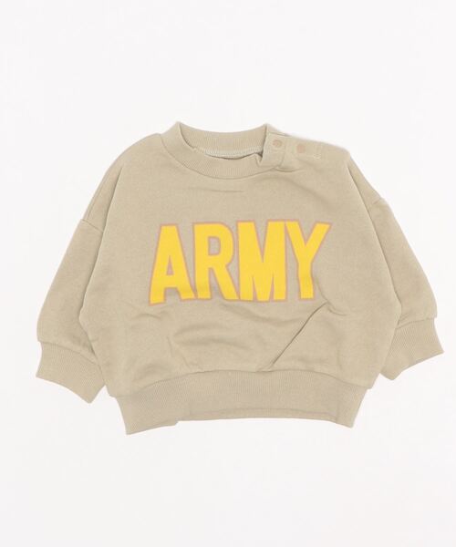 Life Support Products（ライフサポートプロダクツ）の「ヴィンテージプリントトレーナー（80～150cm）（スウェット・キッズ・ホワイト/ブラック/ベージュ/マスタード/チャコール・90/100/110/120/80/130/95/140/150）」の13枚目の写真