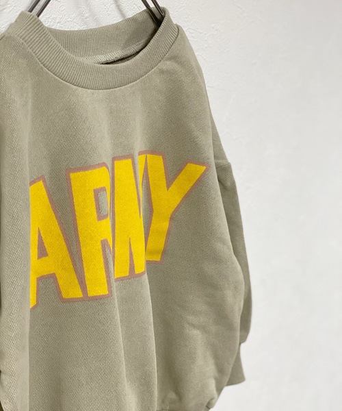 Life Support Products（ライフサポートプロダクツ）の「ヴィンテージプリントトレーナー（80～150cm）（スウェット・キッズ・ホワイト/ブラック/ベージュ/マスタード/チャコール・90/100/110/120/80/130/95/140/150）」の10枚目の写真