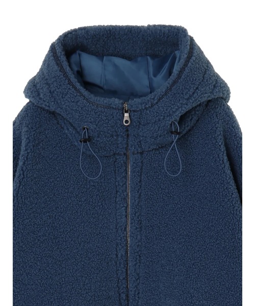 Green Parks(グリーンパークス)の「ボアロングコート*(その他アウター・レディース・ブラック/カーキ/ブルー・FREE)」の13枚目の写真