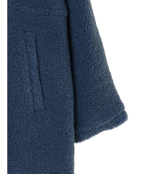 Green Parks(グリーンパークス)の「ボアロングコート*(その他アウター・レディース・ブラック/カーキ/ブルー・FREE)」の14枚目の写真