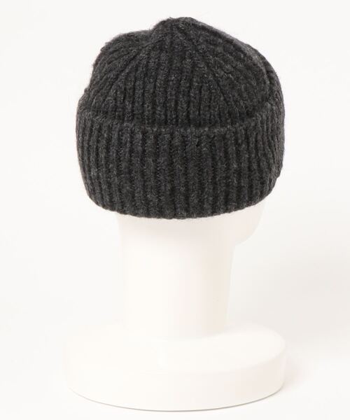 WE11DONE(ウェルダン)の「WE11DONE GREY EMBROIDERED LOGO METAL SHORT BEANIE WD-KH8-20-086-U-PK(ニットキャップ/ビーニー・レディース・グレー・ONE SIZE)」の3枚目の写真