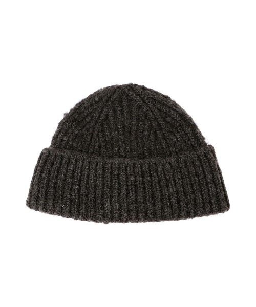 WE11DONE(ウェルダン)の「WE11DONE GREY EMBROIDERED LOGO METAL SHORT BEANIE WD-KH8-20-086-U-PK(ニットキャップ/ビーニー・レディース・グレー・ONE SIZE)」の7枚目の写真