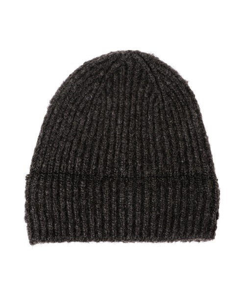 WE11DONE(ウェルダン)の「WE11DONE GREY EMBROIDERED LOGO METAL SHORT BEANIE WD-KH8-20-086-U-PK(ニットキャップ/ビーニー・レディース・グレー・ONE SIZE)」の5枚目の写真