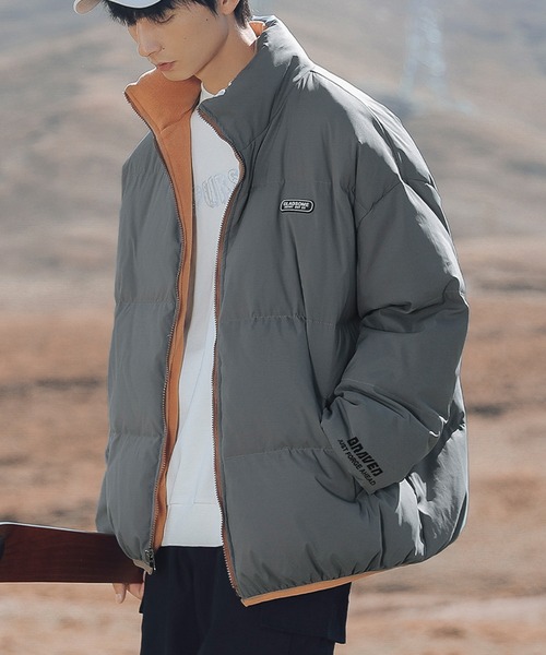 HOOK（フック）の「【HOOK】2WAY無地リバーシブル中綿・ダウン