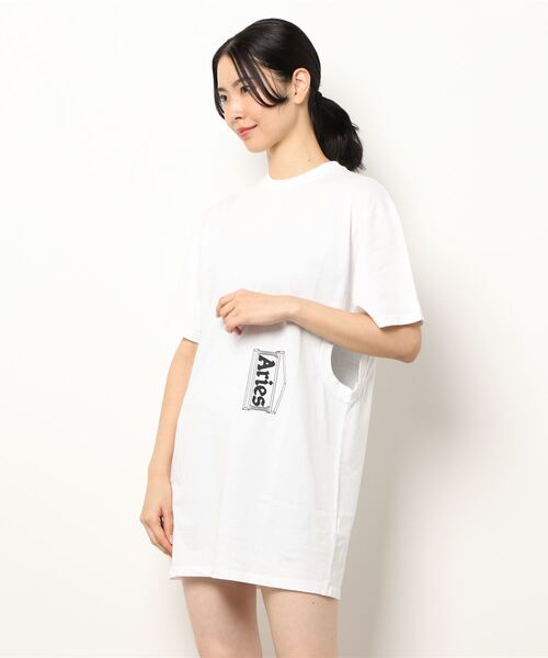 ARIES(アリーズ)の「ARIES Premium Side Hole Dress FSAR50350(ワンピース・レディース・ブラック/ホワイト・1)」の5枚目の写真