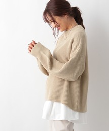 GLOBAL WORK | 2SETレイヤードニットプルオーバー/215660(ニット/セーター)