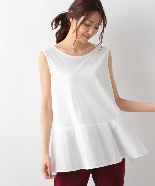 GLOBAL WORK（グローバルワーク）の「2SETレイヤードニットプルオーバー/215660（ニット/セーター・レディース・ブラック/ベージュ/ネイビー・MEDIUM/LARGE）」の12枚目の写真