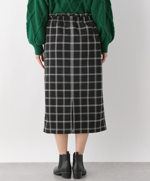 LEPSIM（レプシィム）の「マタニティ／チェックナロースカート　215918（マタニティウェア/グッズ・レディース・ブラック/ベージュ・FREE）」の12枚目の写真