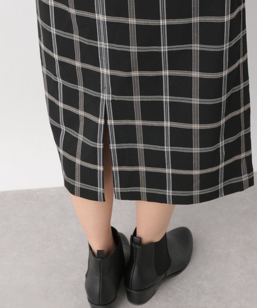 LEPSIM（レプシィム）の「マタニティ／チェックナロースカート　215918（マタニティウェア/グッズ・レディース・ブラック/ベージュ・FREE）」の19枚目の写真