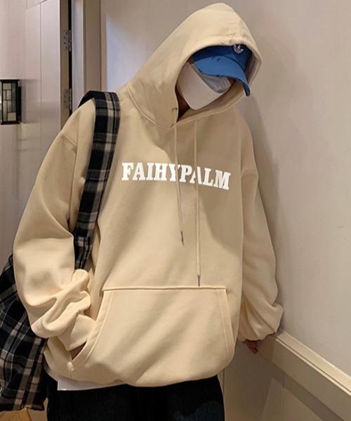 MGV（エムジーヴィー）の「‘FAIHYPALM‘フロントロゴフーディー（パーカー・メンズ・ホワイト/ライトグレー/ブラック/グレー/ベージュ・MEDIUM/LARGE/X-LARGE）」の2枚目の写真