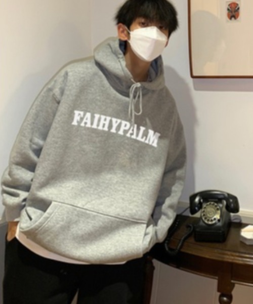 MGV（エムジーヴィー）の「‘FAIHYPALM‘フロントロゴフーディー（パーカー・メンズ・ホワイト/ライトグレー/ブラック/グレー/ベージュ・MEDIUM/LARGE/X-LARGE）」の5枚目の写真