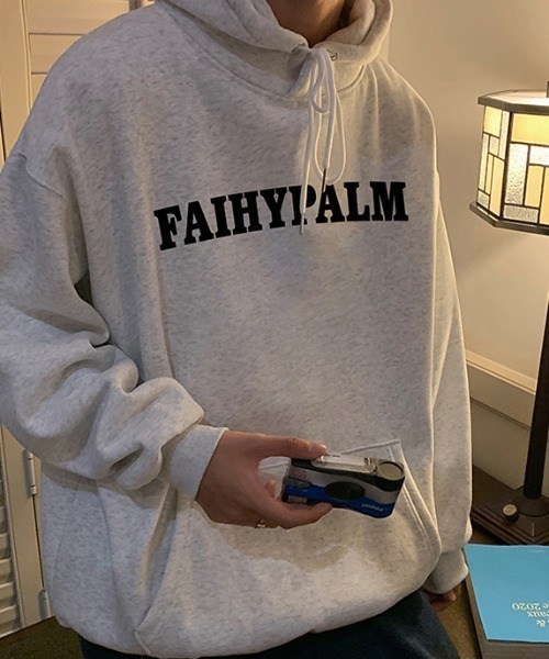 MGV（エムジーヴィー）の「‘FAIHYPALM‘フロントロゴフーディー（パーカー・メンズ・ホワイト/ライトグレー/ブラック/グレー/ベージュ・MEDIUM/LARGE/X-LARGE）」の4枚目の写真