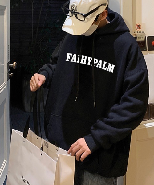MGV（エムジーヴィー）の「‘FAIHYPALM‘フロントロゴフーディー（パーカー・メンズ・ホワイト/ライトグレー/ブラック/グレー/ベージュ・MEDIUM/LARGE/X-LARGE）」の7枚目の写真