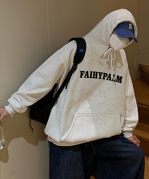MGV（エムジーヴィー）の「‘FAIHYPALM‘フロントロゴフーディー（パーカー・メンズ・ホワイト/ライトグレー/ブラック/グレー/ベージュ・MEDIUM/LARGE/X-LARGE）」の12枚目の写真