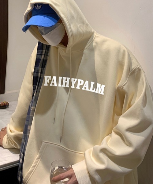 MGV（エムジーヴィー）の「‘FAIHYPALM‘フロントロゴフーディー（パーカー・メンズ・ホワイト/ライトグレー/ブラック/グレー/ベージュ・MEDIUM/LARGE/X-LARGE）」の13枚目の写真