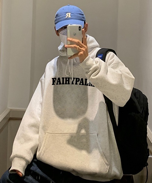 MGV（エムジーヴィー）の「‘FAIHYPALM‘フロントロゴフーディー（パーカー・メンズ・ホワイト/ライトグレー/ブラック/グレー/ベージュ・MEDIUM/LARGE/X-LARGE）」の19枚目の写真