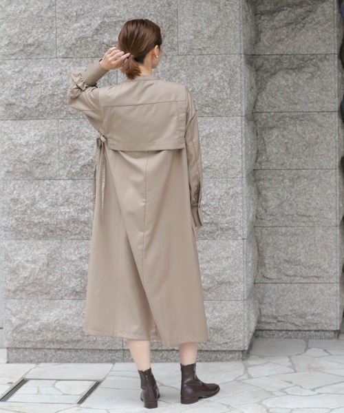 SENSE OF PLACE by URBAN RESEARCH（センスオブプレイスバイアーバンリサーチ）の「ベストレイヤードワンピース（ワンピース・レディース・ベージュ/グレー/ブラック/カーキ・ONE）」の16枚目の写真