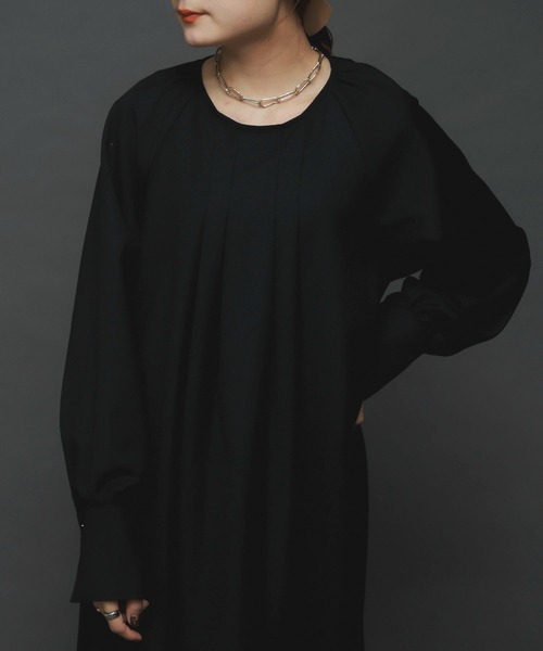 SENSE OF PLACE by URBAN RESEARCH（センスオブプレイスバイアーバンリサーチ）の「ベストレイヤードワンピース（ワンピース・レディース・ベージュ/グレー/ブラック/カーキ・ONE）」の12枚目の写真