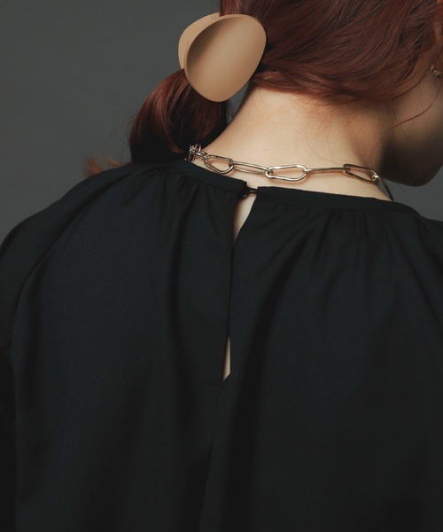 SENSE OF PLACE by URBAN RESEARCH（センスオブプレイスバイアーバンリサーチ）の「ベストレイヤードワンピース（ワンピース・レディース・ベージュ/グレー/ブラック/カーキ・ONE）」の6枚目の写真