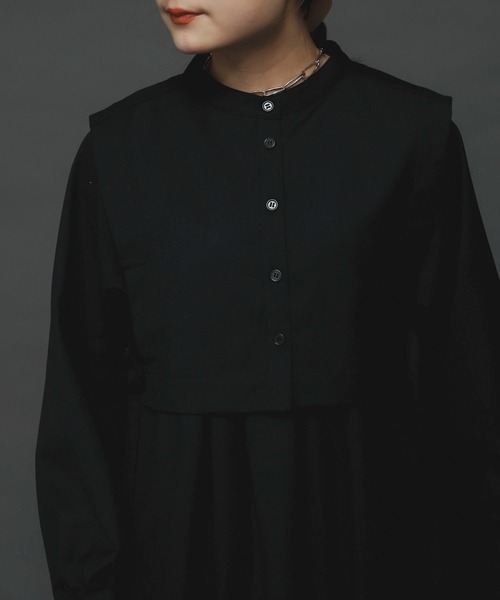 SENSE OF PLACE by URBAN RESEARCH（センスオブプレイスバイアーバンリサーチ）の「ベストレイヤードワンピース（ワンピース・レディース・ベージュ/グレー/ブラック/カーキ・ONE）」の18枚目の写真