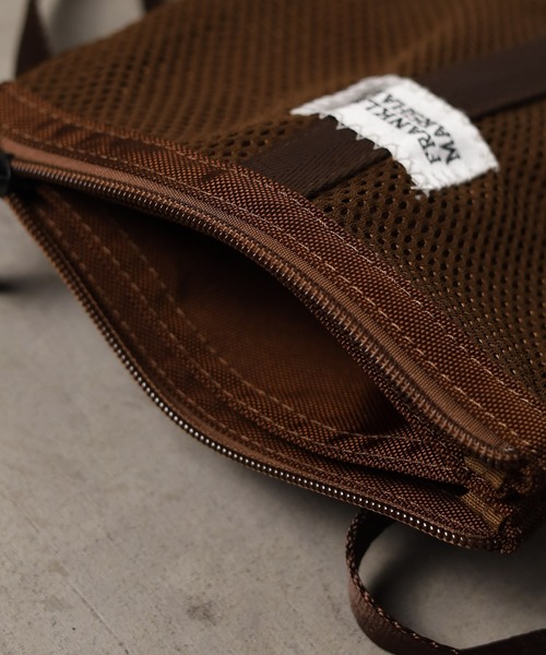 FRANKLIN & MARSHALL（フランクリンマーシャル）の「【Fl】【FRANKLIN&MARSHALL】Mesh Mini shoulder（ショルダーバッグ・メンズ・ブラック/ベージュ/グレー・FREE）」の7枚目の写真