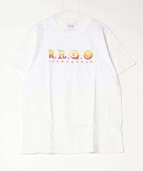 R.R.G.S(アールアールジーエス)の「RRGS LOGO T-SHIRTS(Tシャツ/カットソー・メンズ・ホワイト/ブラック・X-LARGE/LARGE/MEDIUM)」の1枚目の写真