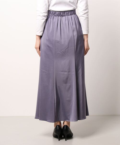 archives（アルシーヴ）の「サテンマーメイドスカート（スカート・レディース・パープル/ブラック/グリーン/イエロー/アイボリー・MEDIUM）」の8枚目の写真