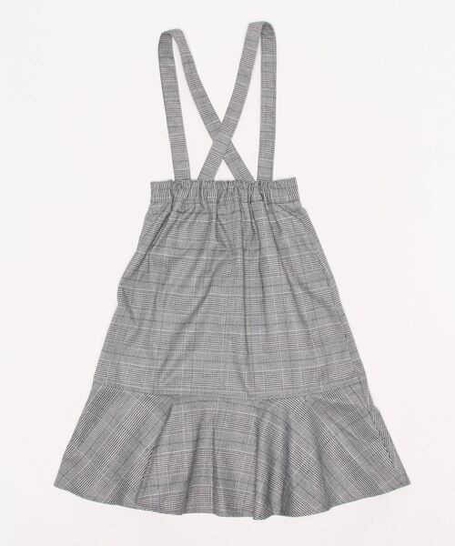 PINKHUNT（ピンクハント）の「PINKHUNT ミディ丈ジャンパースカート 6103K #IG（ワンピース・キッズ・グレー/ブラック・140cm/150cm/120cm/160cm/130cm）」の3枚目の写真