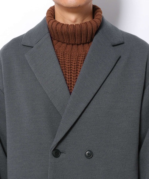 LAKOLE(ラコレ)の「メルトンカルゼロングコート / 218473(チェスターコート・メンズ・ブラック/ブラウン/グレー・MEDIUM/LARGE)」の9枚目の写真