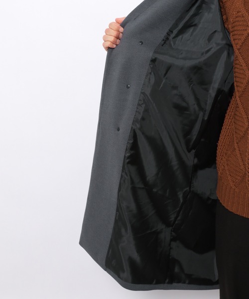 LAKOLE(ラコレ)の「メルトンカルゼロングコート / 218473(チェスターコート・メンズ・ブラック/ブラウン/グレー・MEDIUM/LARGE)」の14枚目の写真