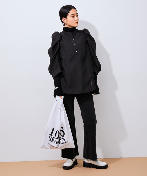 ADAM ET ROPE'（アダムエロペ）の「【ARTEMIO directed SKIN】エコバッグ（エコバッグ/サブバッグ・レディース・ブラック/グリーン/ホワイト・FREE）」の5枚目の写真