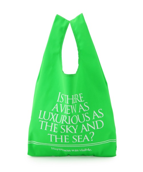 ADAM ET ROPE'（アダムエロペ）の「【ARTEMIO directed SKIN】エコバッグ（エコバッグ/サブバッグ・レディース・ブラック/グリーン/ホワイト・FREE）」の9枚目の写真