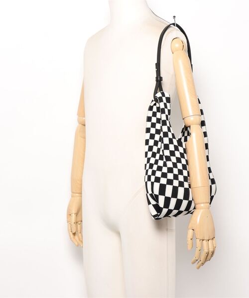 LASTFRAME(ラストフレーム)の「【LASTFRAME(ラストフレーム)】イチマツマーケットバッグスモール L22208(トートバッグ・レディース・ブラック/パープル/ピンク/グリーン/ダークブラウン・FREE)」の6枚目の写真