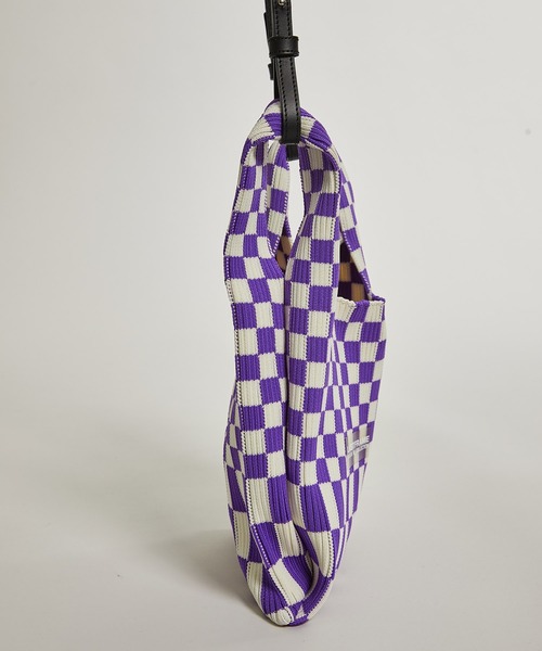 LASTFRAME(ラストフレーム)の「【LASTFRAME(ラストフレーム)】イチマツマーケットバッグスモール L22208(トートバッグ・レディース・ブラック/パープル/ピンク/グリーン/ダークブラウン・FREE)」の16枚目の写真