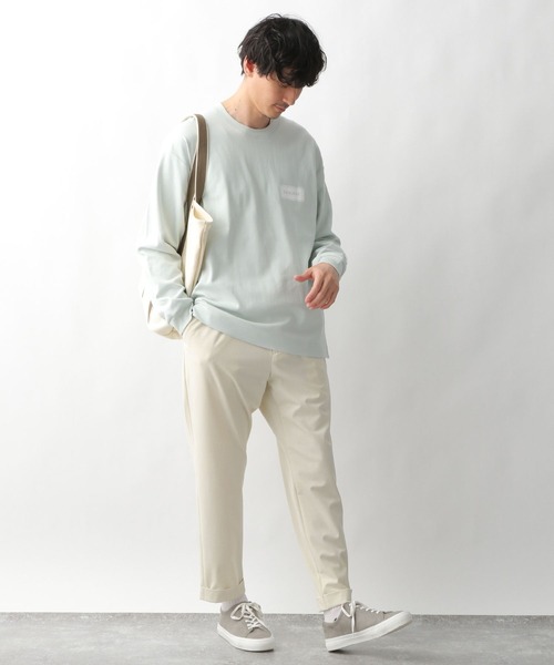 GLOBAL WORK(グローバルワーク)の「ON SUGAR長袖T/264136(Tシャツ/カットソー・メンズ・グレー/ミント・MEDIUM/SMALL/LARGE)」の6枚目の写真