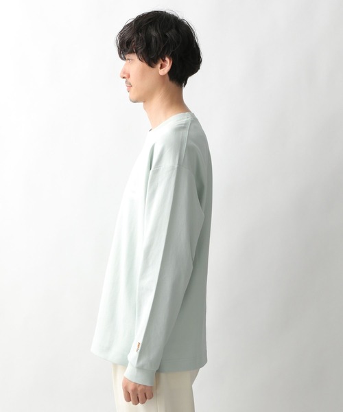 GLOBAL WORK(グローバルワーク)の「ON SUGAR長袖T/264136(Tシャツ/カットソー・メンズ・グレー/ミント・MEDIUM/SMALL/LARGE)」の9枚目の写真