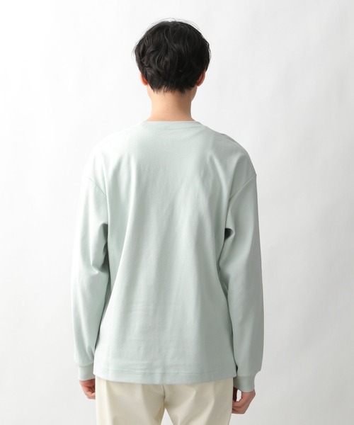 GLOBAL WORK(グローバルワーク)の「ON SUGAR長袖T/264136(Tシャツ/カットソー・メンズ・グレー/ミント・MEDIUM/SMALL/LARGE)」の10枚目の写真