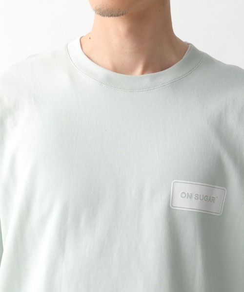 GLOBAL WORK(グローバルワーク)の「ON SUGAR長袖T/264136(Tシャツ/カットソー・メンズ・グレー/ミント・MEDIUM/SMALL/LARGE)」の11枚目の写真