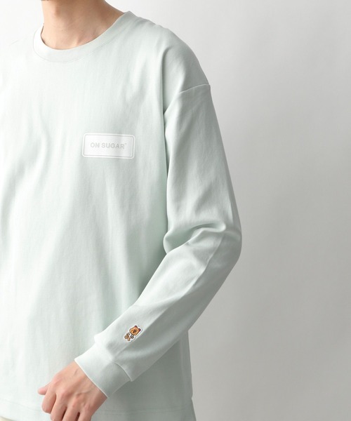 GLOBAL WORK(グローバルワーク)の「ON SUGAR長袖T/264136(Tシャツ/カットソー・メンズ・グレー/ミント・MEDIUM/SMALL/LARGE)」の13枚目の写真
