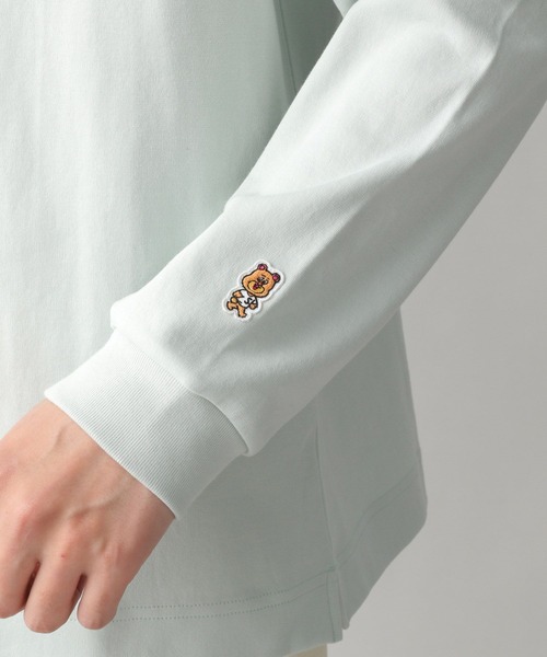 GLOBAL WORK(グローバルワーク)の「ON SUGAR長袖T/264136(Tシャツ/カットソー・メンズ・グレー/ミント・MEDIUM/SMALL/LARGE)」の14枚目の写真
