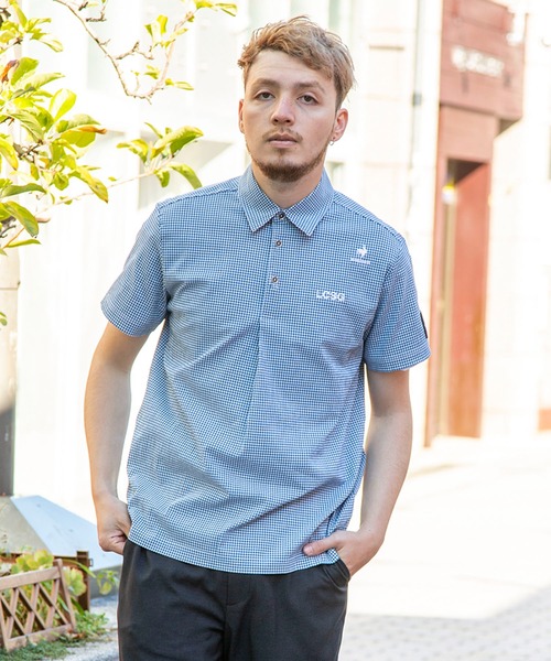 セール ゴルフ New Comfort サンスクリーン先染めストレッチサッカー半袖ポロシャツ ポロシャツ ポロ ゴルフウェア おしゃれ スポーツ ウェア ポロシャツ Le Coq Sportif Golf ルコックスポルティフゴルフ のファッション通販 Zozotown