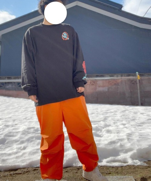 8(eight)(エイト)の「ワイドスノーパンツ(カーゴパンツ・メンズ・ブラック/オレンジ/ミント/ロイヤルブルー・MEDIUM/LARGE)」の18枚目の写真