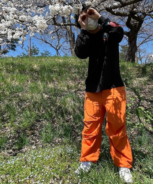 8(eight)(エイト)の「ワイドスノーパンツ(カーゴパンツ・メンズ・ブラック/オレンジ/ミント/ロイヤルブルー・MEDIUM/LARGE)」の20枚目の写真