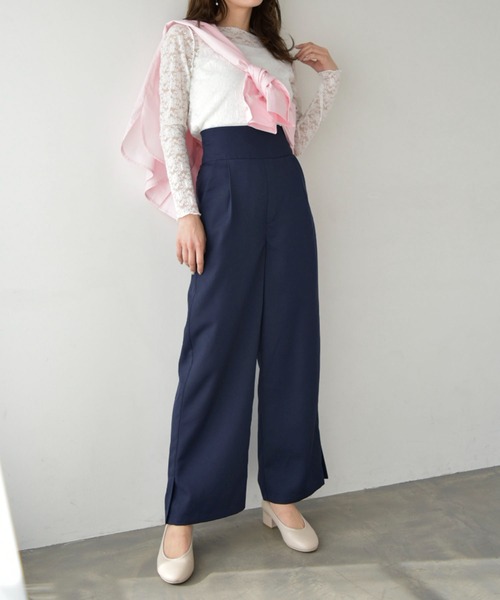 MAJESTIC LEGON(マジェスティックレゴン)の「リボンsetバレエパンプス(パンプス・レディース・ブラック/アイボリー/モカ・SMALL/MEDIUM/LARGE/X-LARGE)」の14枚目の写真