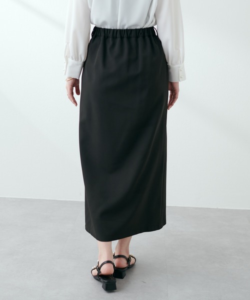 natural couture（ナチュラルクチュール）の「【セットアップ着用可】タイトスリットスカート（スカート・レディース・ブラック/ライトベージュ/ベージュ・FREE）」の14枚目の写真