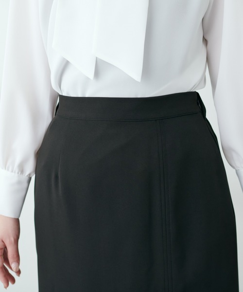 natural couture（ナチュラルクチュール）の「【セットアップ着用可】タイトスリットスカート（スカート・レディース・ブラック/ライトベージュ/ベージュ・FREE）」の21枚目の写真