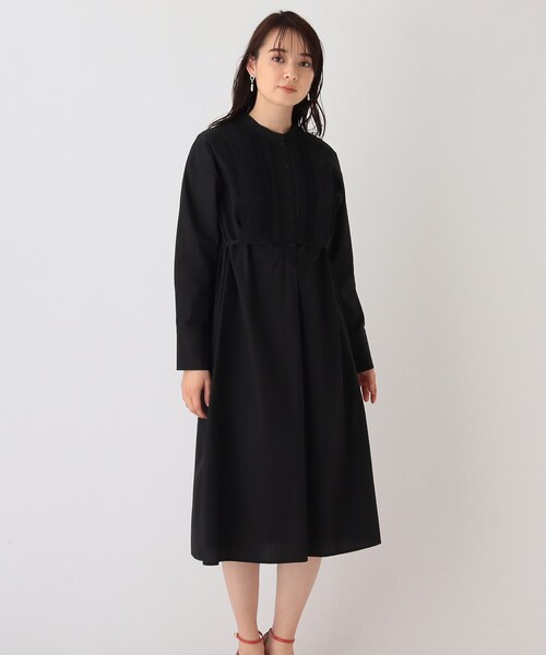 index（インデックス）の「◇ピンタックシャツワンピース【WEB限定