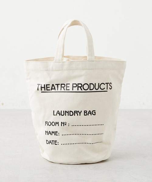 THEATRE PRODUCTS（シアタープロダクツ）の「【THEATRE PRODUCTS】ランドリーバッグ（トートバッグ・レディース・ブラック/ナチュラル/キャメル・FREE）」の16枚目の写真