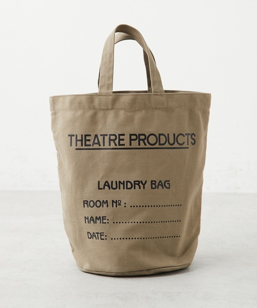 THEATRE PRODUCTS（シアタープロダクツ）の「【THEATRE PRODUCTS】ランドリーバッグ（トートバッグ・レディース・ブラック/ナチュラル/キャメル・FREE）」の17枚目の写真