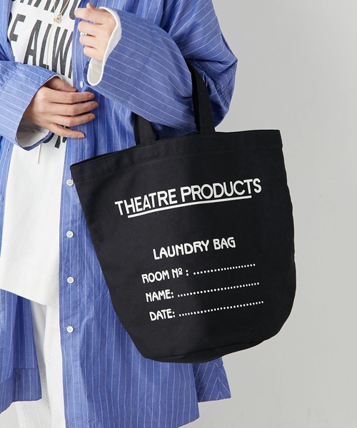 THEATRE PRODUCTS（シアタープロダクツ）の「【THEATRE PRODUCTS】ランドリーバッグ（トートバッグ・レディース・ブラック/ナチュラル/キャメル・FREE）」の21枚目の写真